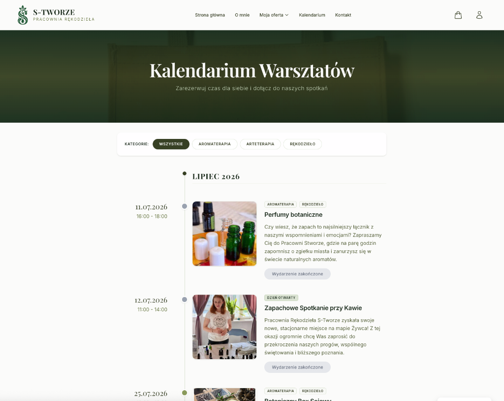 Pracownia Stworze - Projekt Sklepu